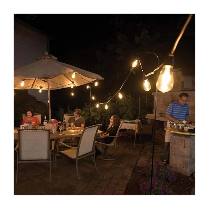 GUIRNALDA COLGANTE CON PANEL SOLAR 10M 10 LUCES LED - 5