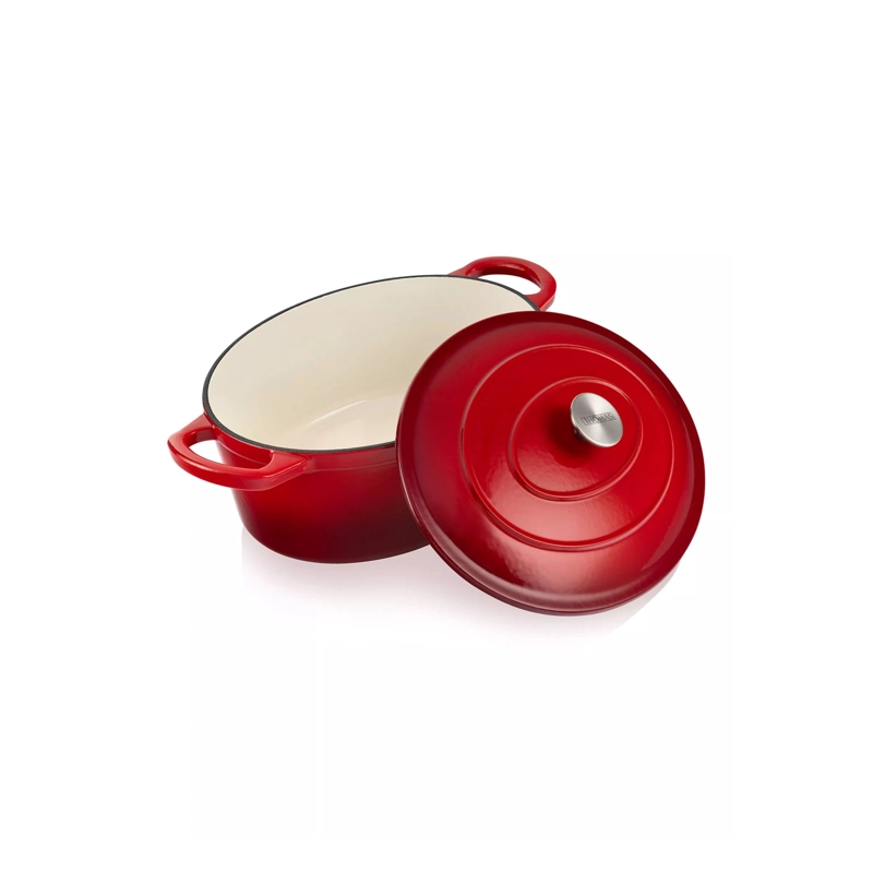 OLLA CON TAPA DE HIERRO FUNDIDO 31CM ANTIADHRENTE - 1