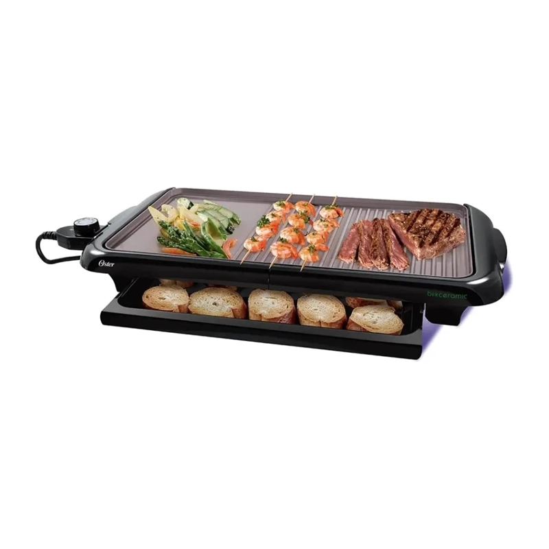 PARRILLA ELECTRICA ASADOR INTERNO OSTER BIOCERAMIC - 1