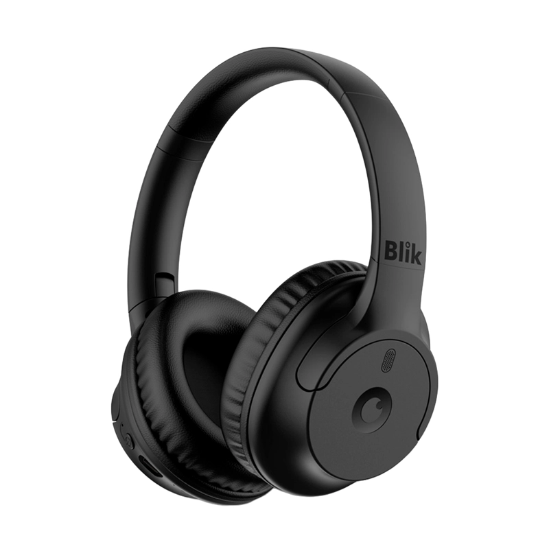 AUDIFONOS INALAMBRICOS BLIK SOUL250 BLUETOOTH 5.4 ALCANCE 10MTS BATERIA 20 HRS NEGRO - 3