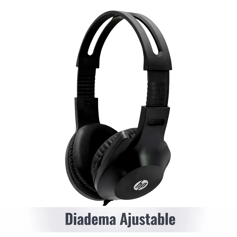 AUDIFONOS ALAMBRICO HP DHH-1601 ESTEREO JACK 3.5MM MICROFONO - 3