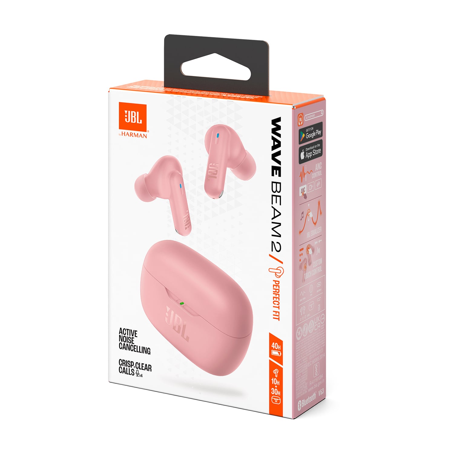 AUDIFONOS INALAMBRICOS JBL WAVE BEAM 2 TWS IP54 BATERIA 40H - 6