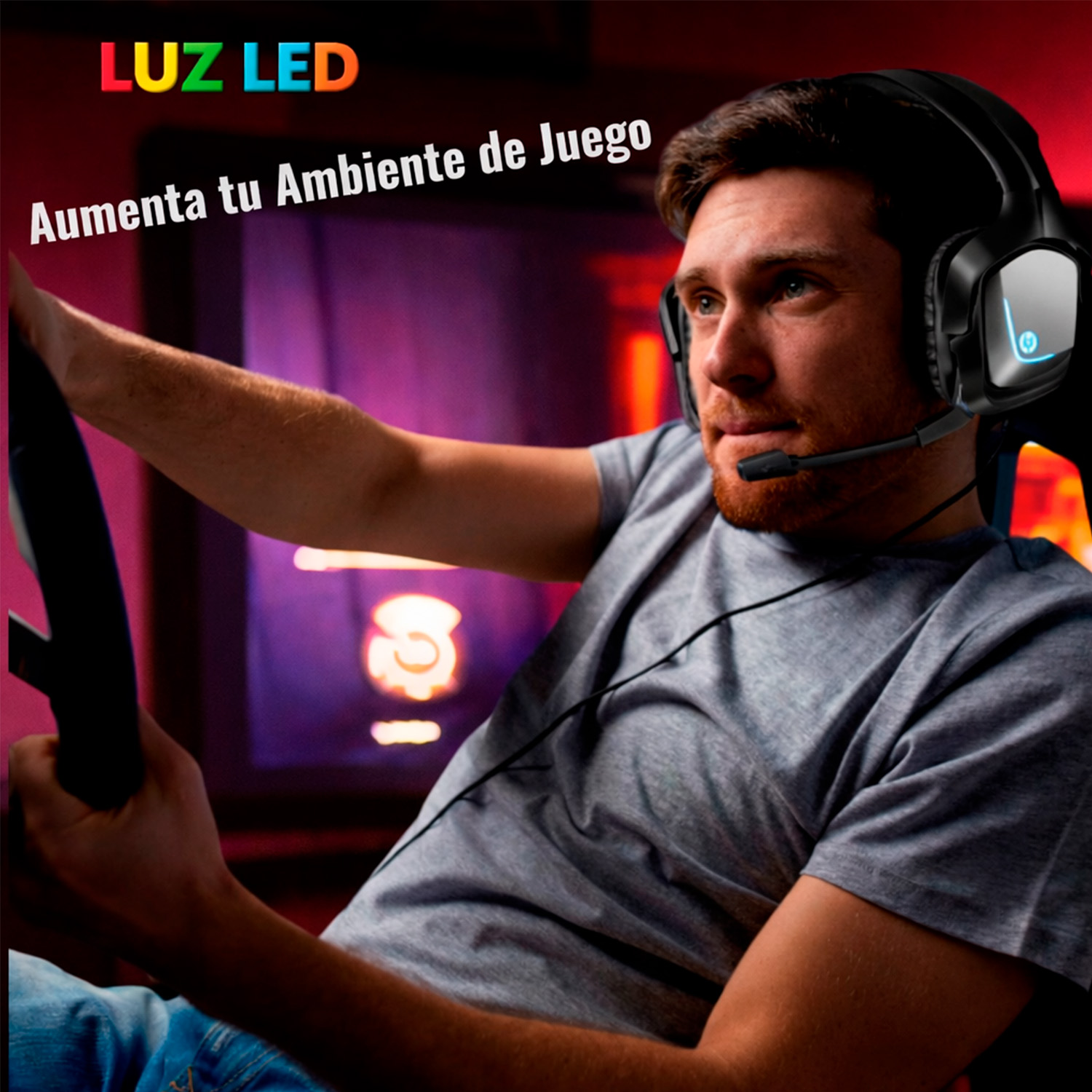 AUDIFONOS ALAMBRICOS HP H220 GAMING AUX PC CEL PS4 XBOX ONE - 10