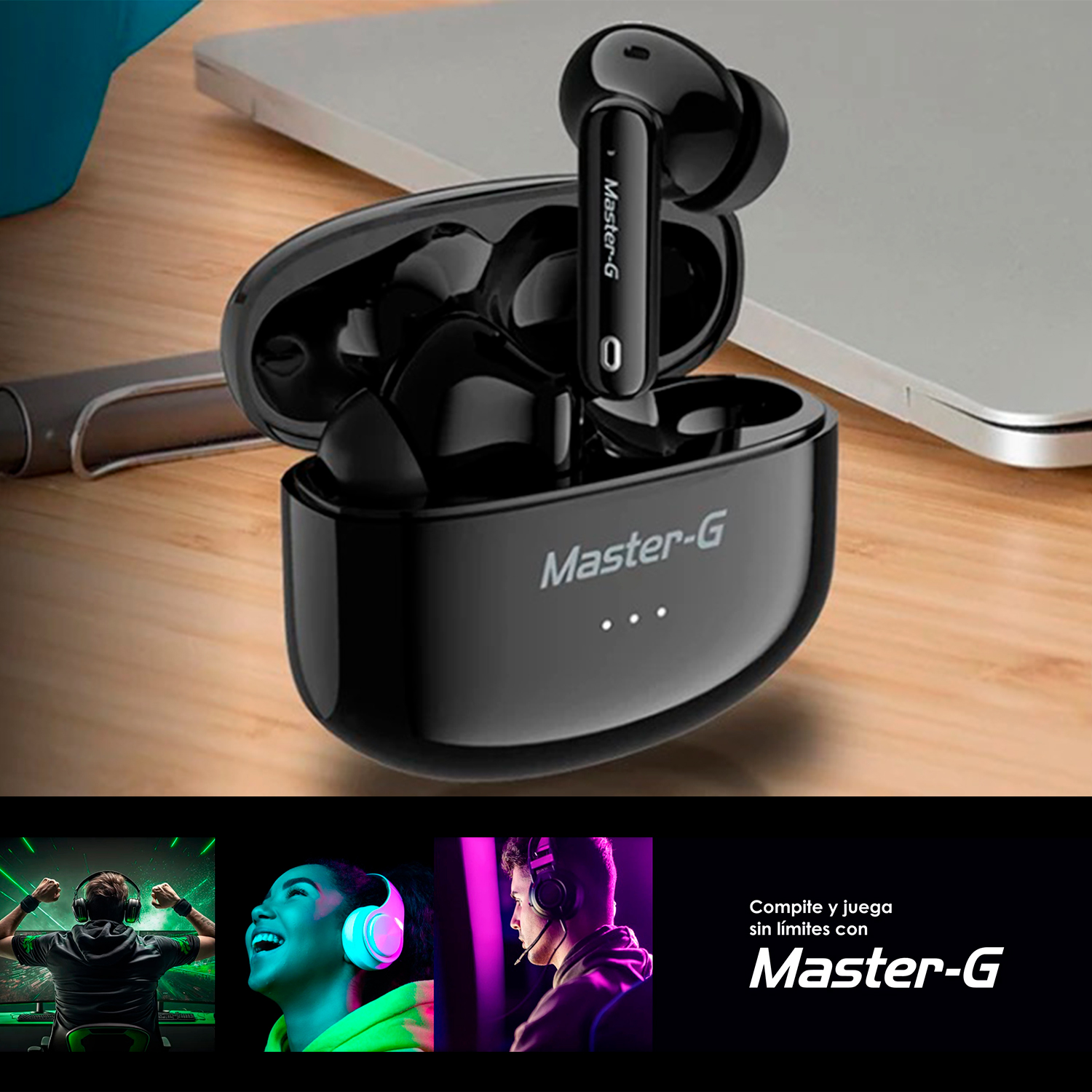 AUDIFONOS INALAMBRICOS MASTER-G BUDS20 TWS BLUETOOTH V5.3 - 8