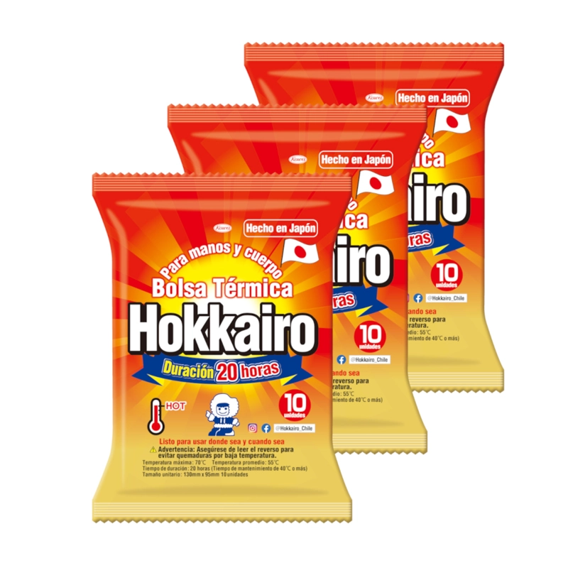 PACK PROMOCIONAL HOKKAIRO - 3 PACKS (30UN) BOLSA TÉRMICA - 1