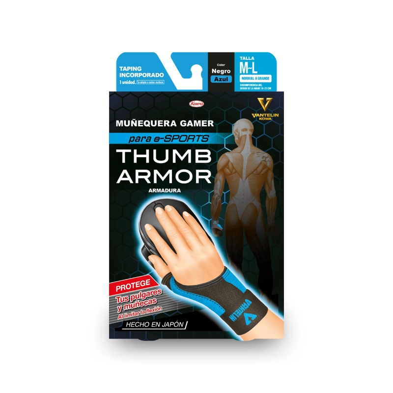 MUÑEQUERA VANTELIN THUMB ARMOR GAMERS - 1