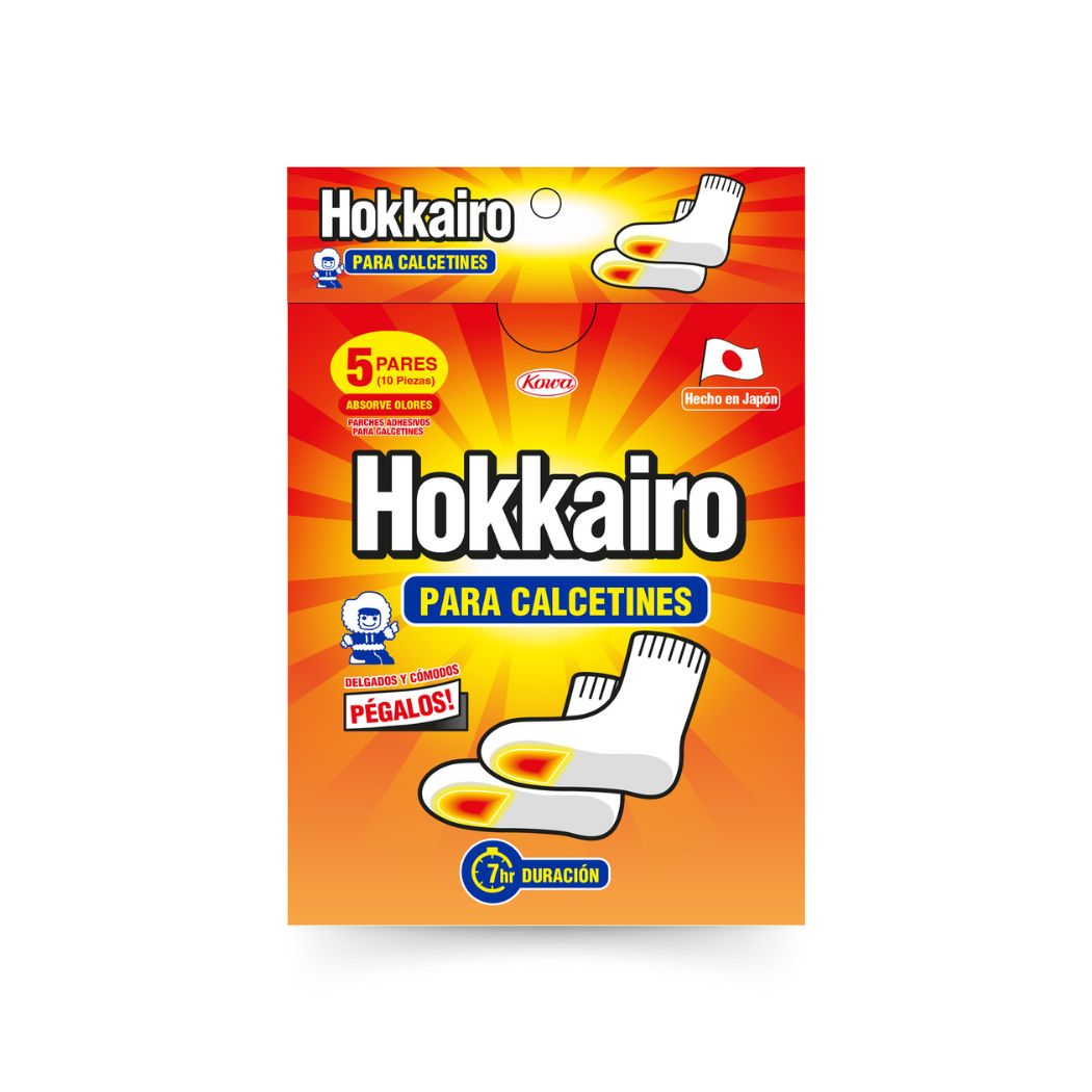 HOKKAIRO PARCHES PARA CALCETINES (5 PARES) - 1