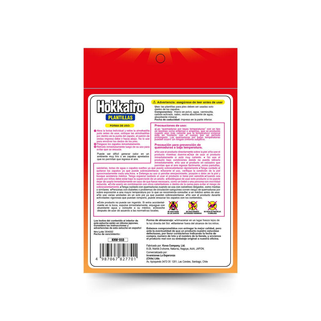 HOKKAIRO PLANTILLAS TÉRMICAS PARA ZAPATOS (5 PARES) - 2
