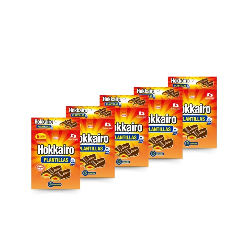 HOKKAIRO PLANTILLAS TE RMICAS PARA ZAPATOS PACK X5 (25 PARES) - 1