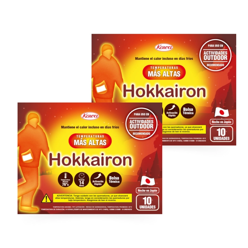 HOKKAIRON BOLSA TE RMICA TEMPERATURAS MAS ALTAS PACK X2 (20 UNI) - 1