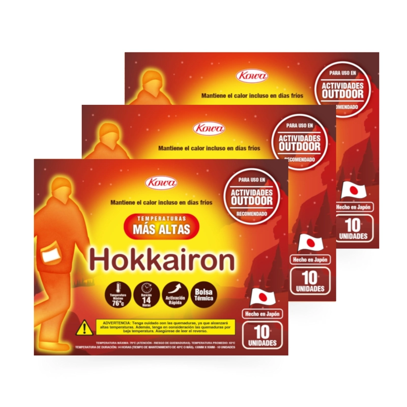 HOKKAIRON BOLSA TE RMICA TEMPERATURAS MAS ALTAS PACK X3 (30 UNI) - 1