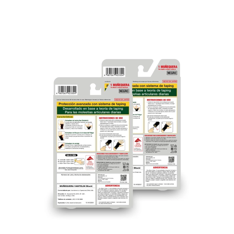 PACK DOBLE MUÑEQUERA VANTELIN - 2