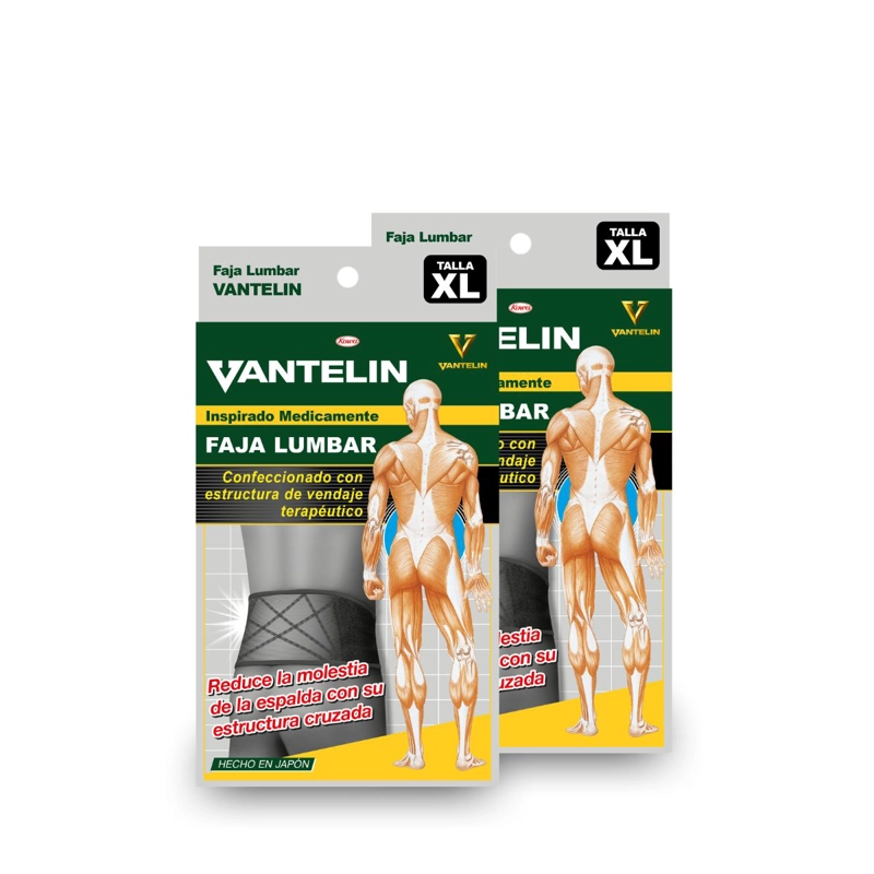 PACK DOBLE FAJA LUMBAR VANTELIN - 1