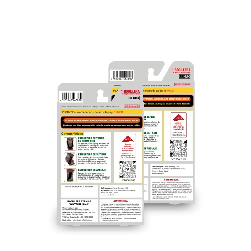 PACK DOBLE RODILLERA THERMAL VANTELIN - 2