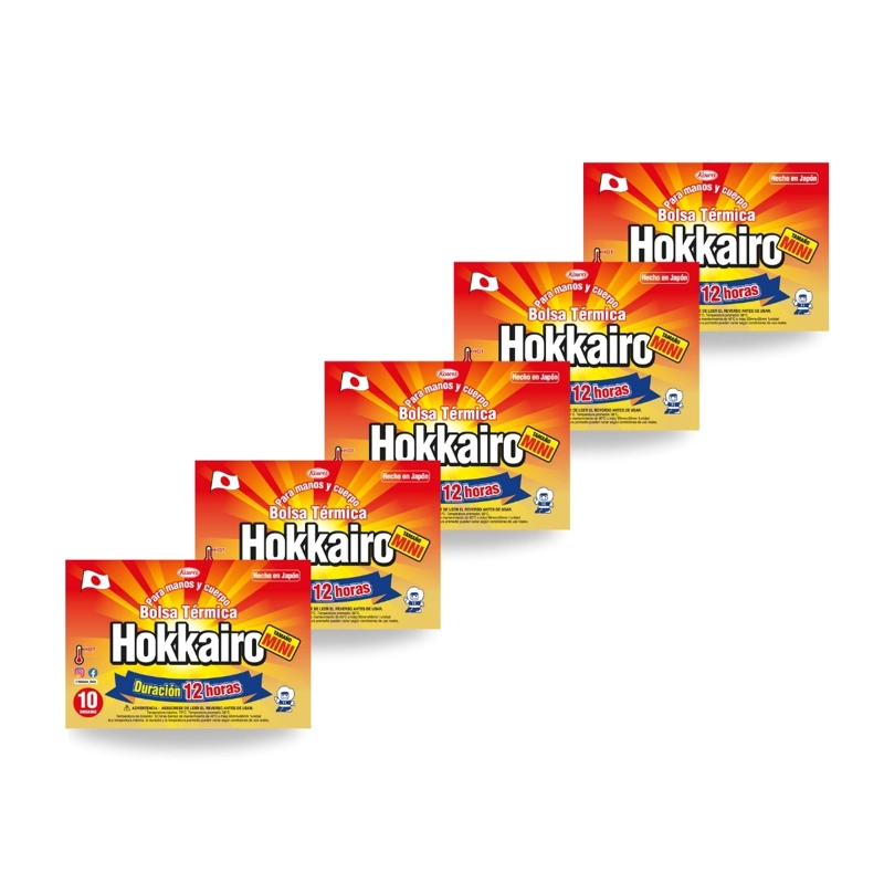 HOKKAIRO MINI BOLSA TERMICA PARA GUANTES PACK X5 (50 UNI) - 1