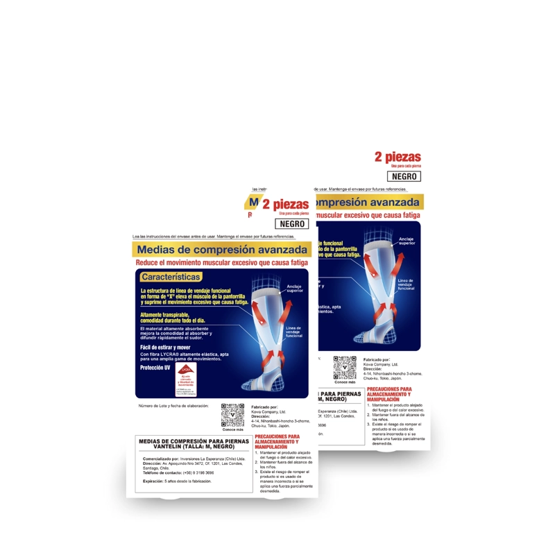 PACK DOBLE PANTORRILLERA COMPRESORA VANTELIN - 2