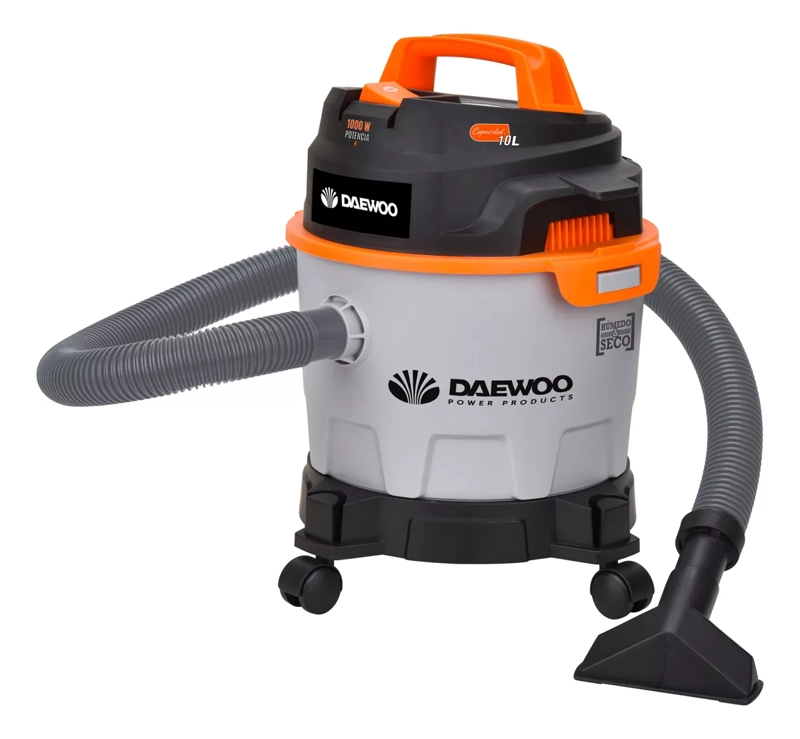 ASPIRADORA DE TACHO POLVO Y AGUA 10L 1000W DAEWOO DAVC90-10L - 1