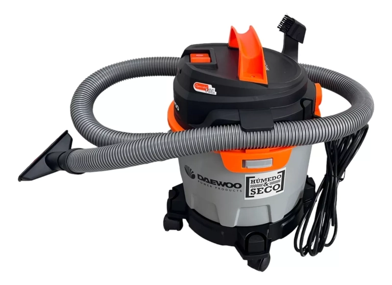 ASPIRADORA DE TACHO POLVO Y AGUA 10L 1000W DAEWOO DAVC90-10L - 3