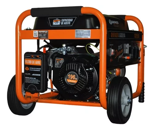 GENERADOR ELÉCTRICO DAEWOO A GASOLINA 2 KW 6.5 HP 4T MONOCILINDRICO - 3