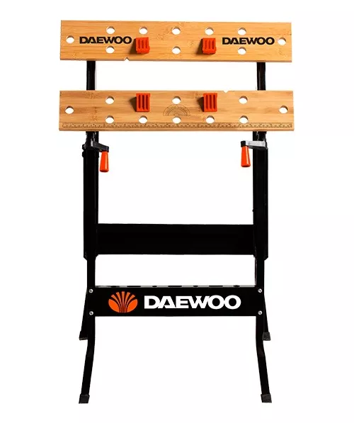 MESA DAEWOO BANCO TRABAJO PLEGABLE PORTATIL SOPORTA 70 KG - 2