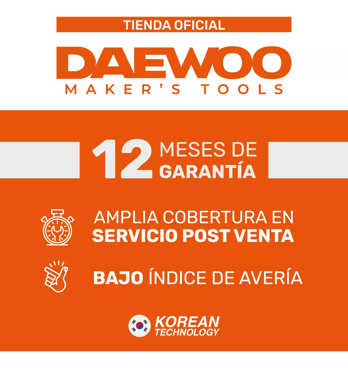 FUMIGADOR PULVERIZADOR ROCIADOR MANUAL A PRESIÓN 16L DAEWOO - 3