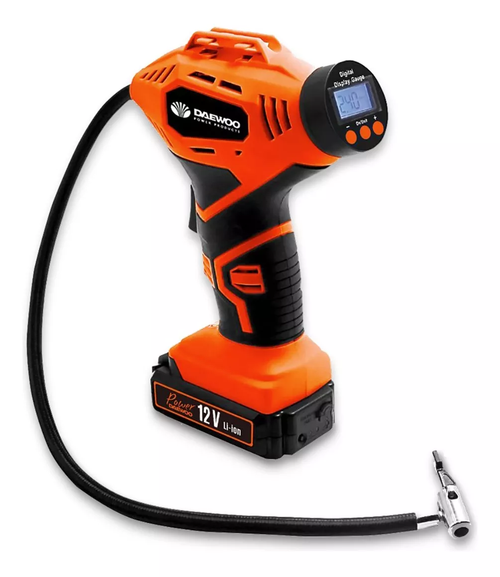 COMPRESOR AIRE DAEWOO INFLADOR AUTO INALÁMBRICO DWCI155 12V - 1