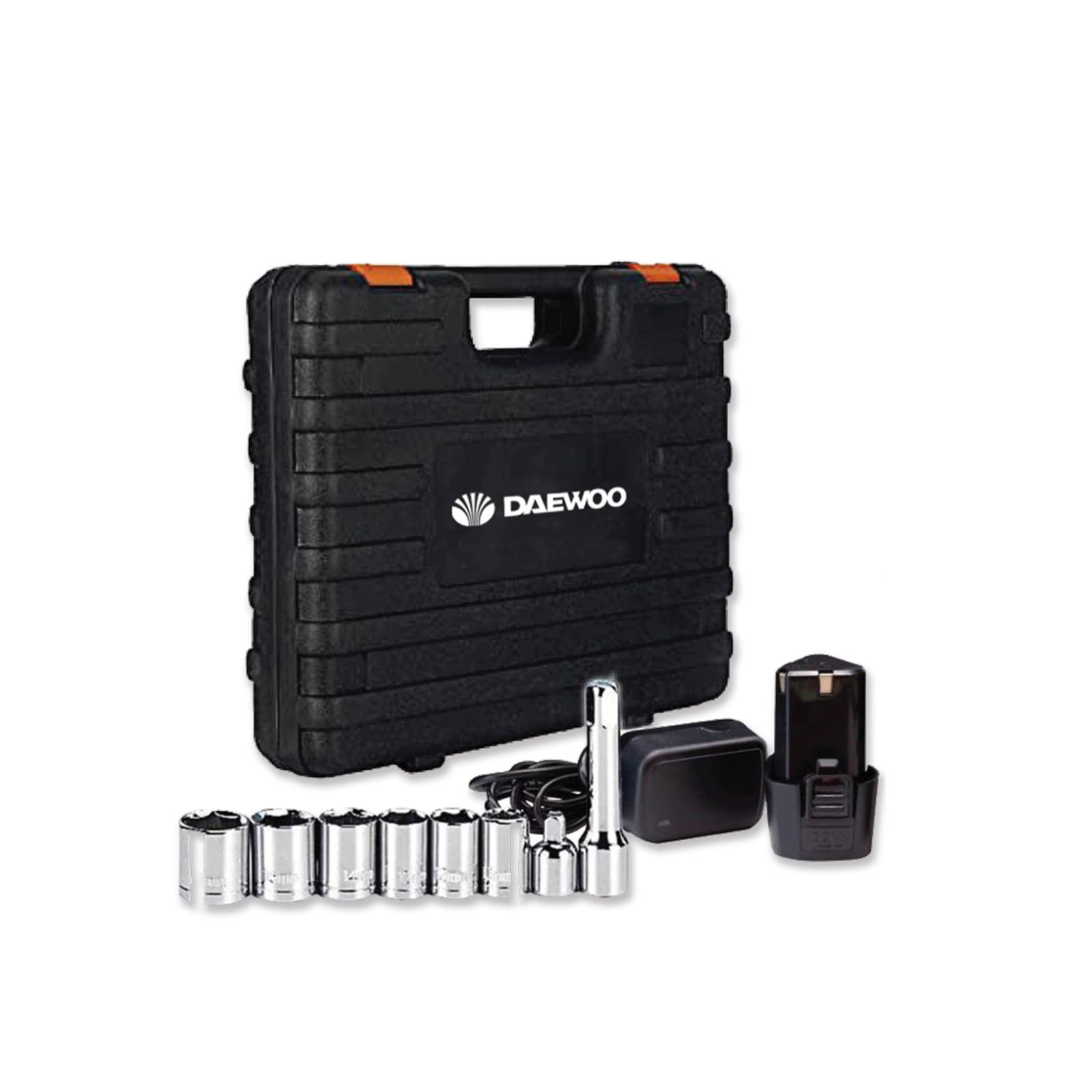 CHICHARRA 3/8 INALAMBRICA DAEWOO DWRW01 12 V CARGADOR + 2BAT - 4