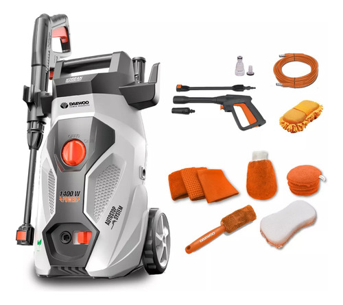 COMBO DAEWOO HIDROLAVADORA 1400+ KIT DE LIMPIEZA AUTO/HOGAR - 1