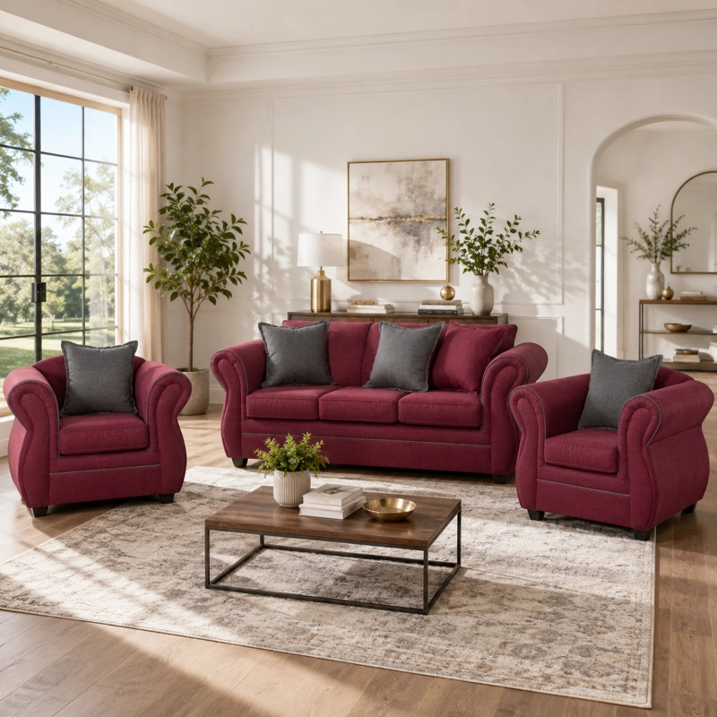 JUEGO LIVING EMILI 3 1 1 BURDEO - 1