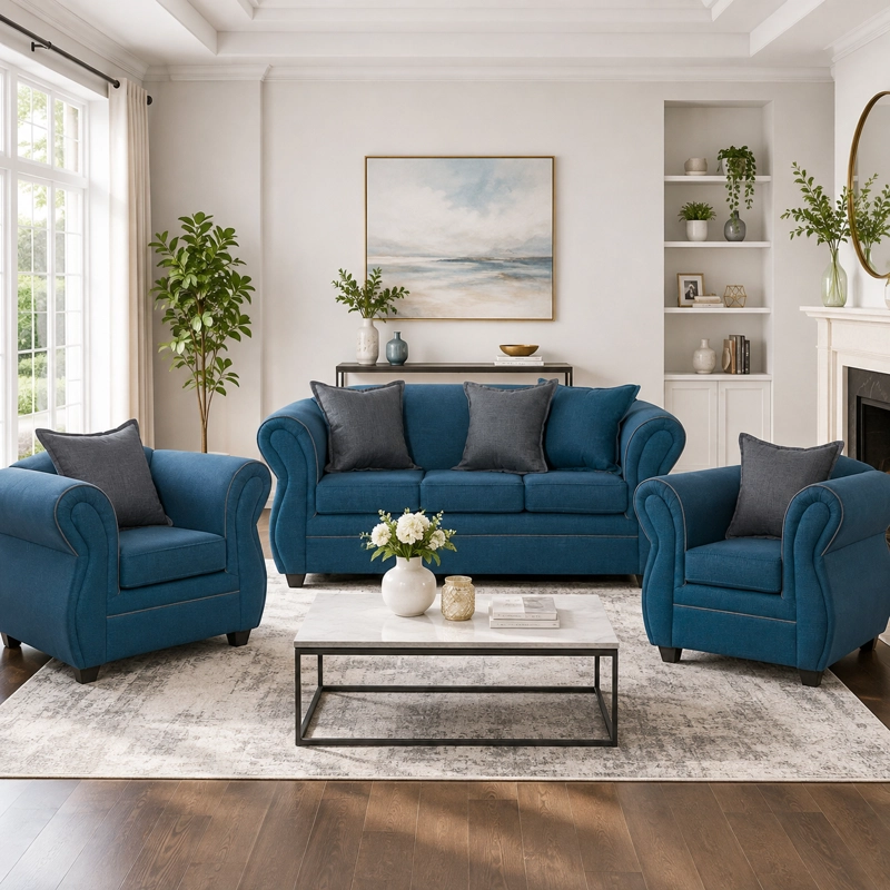 JUEGO LIVING EMILI 3 1 1 ESMERALDA - 1