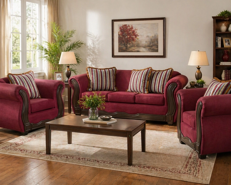 JUEGO LIVING SOFIA 3 1 1 BURDEO - 1