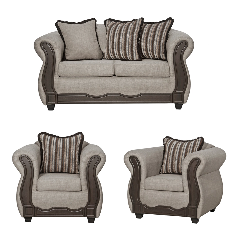 JUEGO LIVING SOFIA 2 1 1 BEIGE - 2