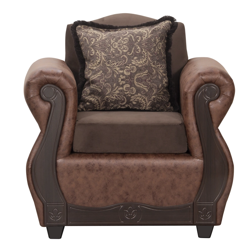 JUEGO DE LIVING 3 2 1 1 GRAN COLUMBIA CAFÉ - 5