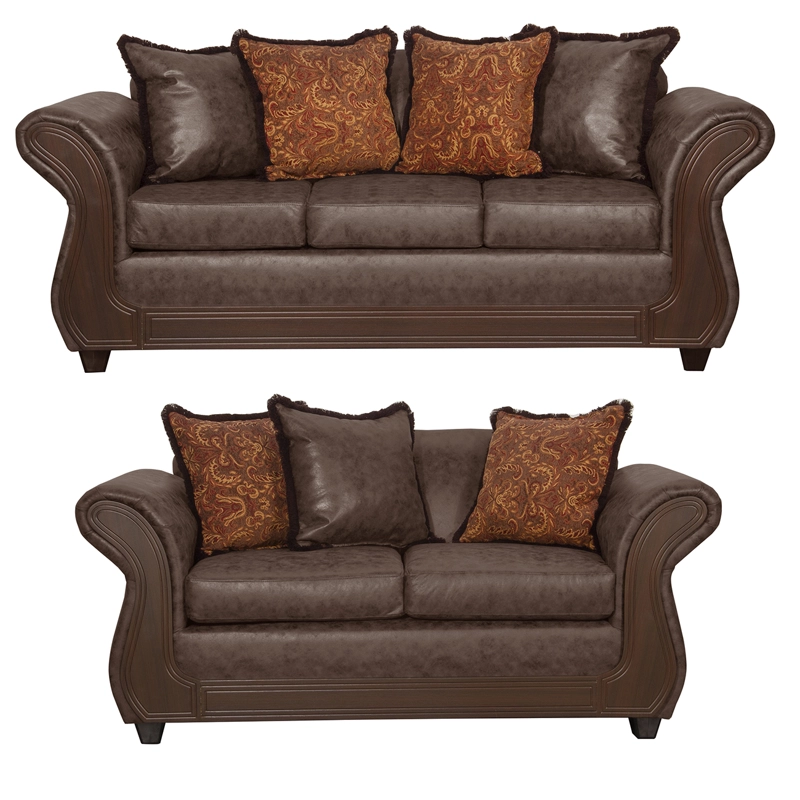 JUEGO DE LIVING 3 2 PALERMO CHOCOLATE - 2