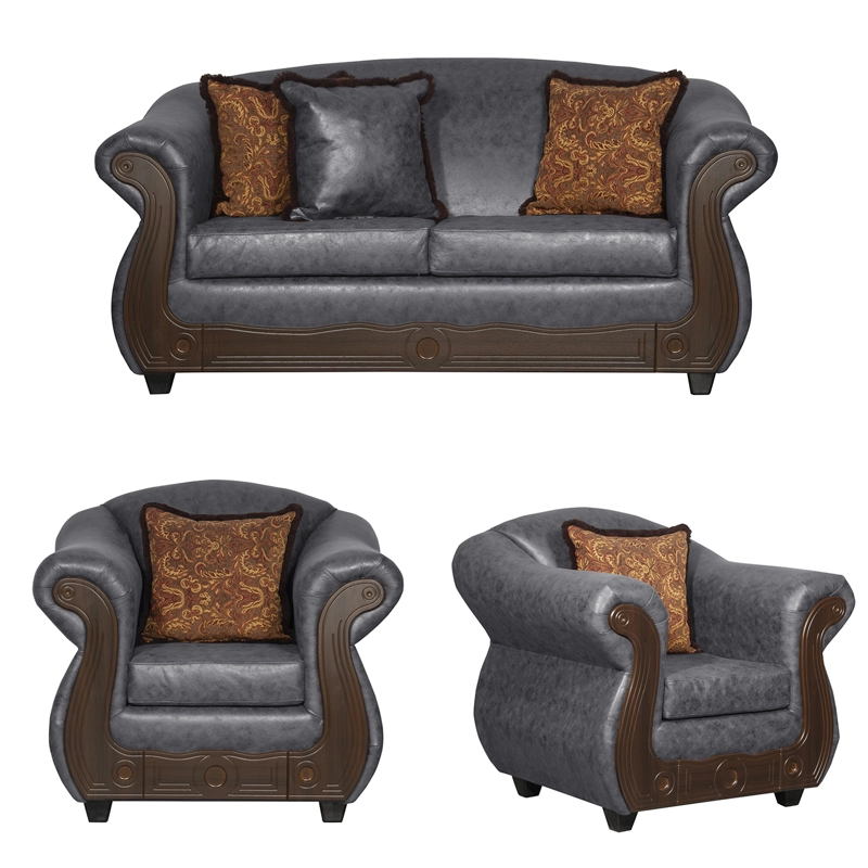 JUEGO DE LIVING 2 1 1 ESTAMBUL GRIS - 2