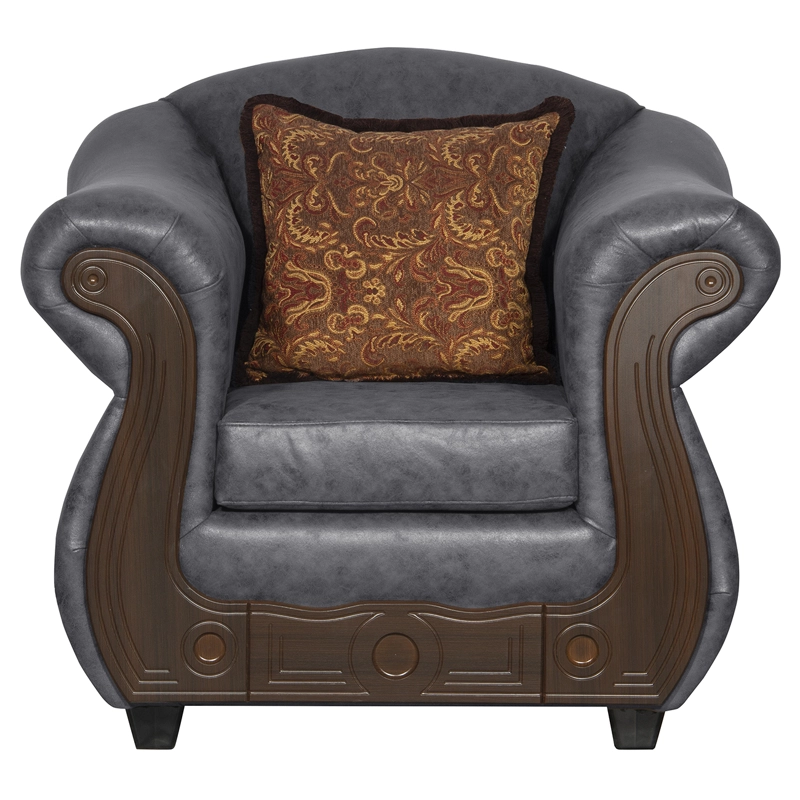 JUEGO DE LIVING 2 1 1 ESTAMBUL GRIS - 6