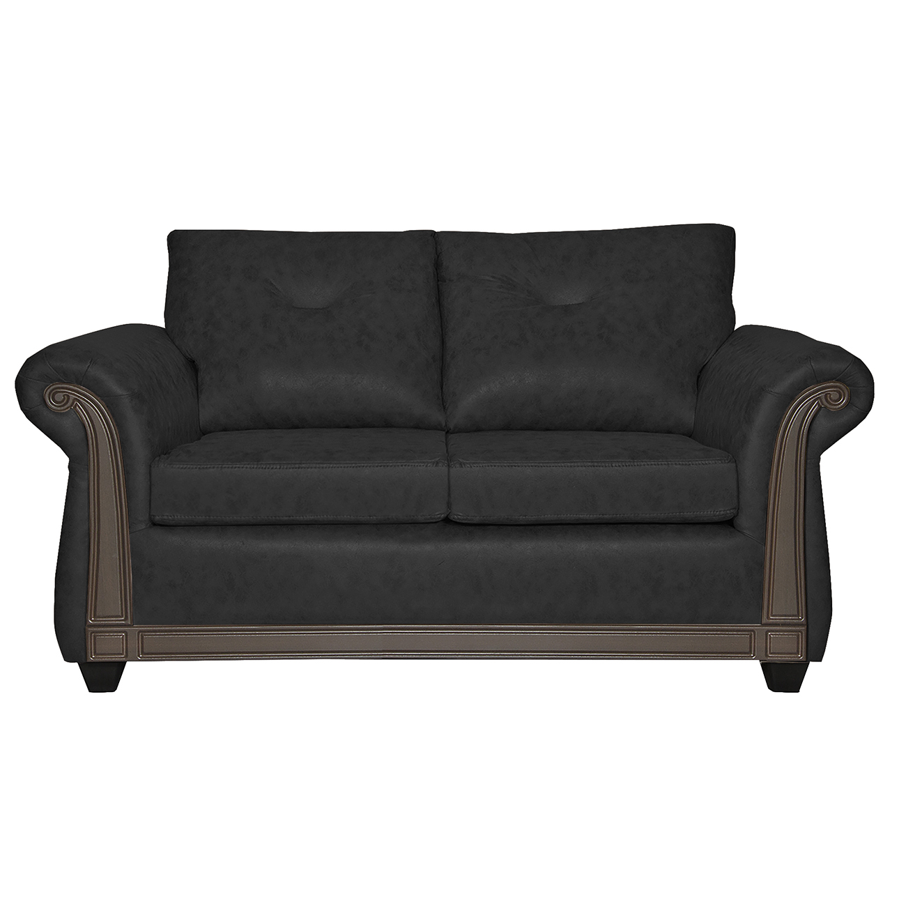 JUEGO DE LIVING 3 2 BRISTOL NEGRO - 4