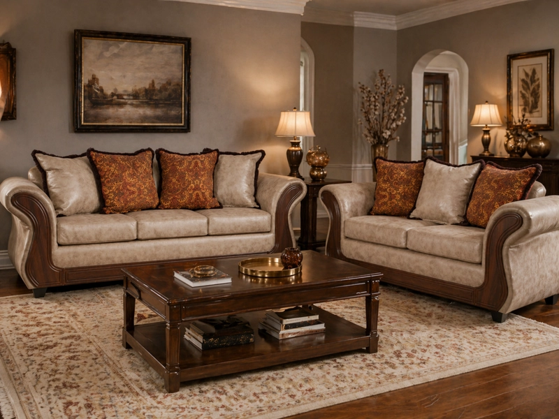 JUEGO DE LIVING 3 2 PALERMO BEIGE - 1