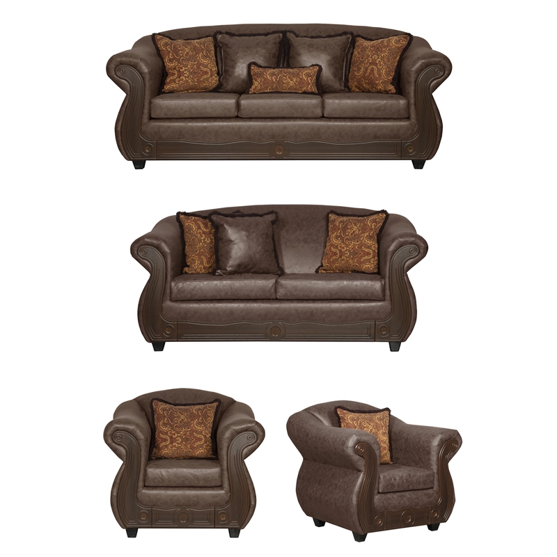 JUEGO DE LIVING 3 2 1 1 ESTAMBUL CHOCOLATE - 3
