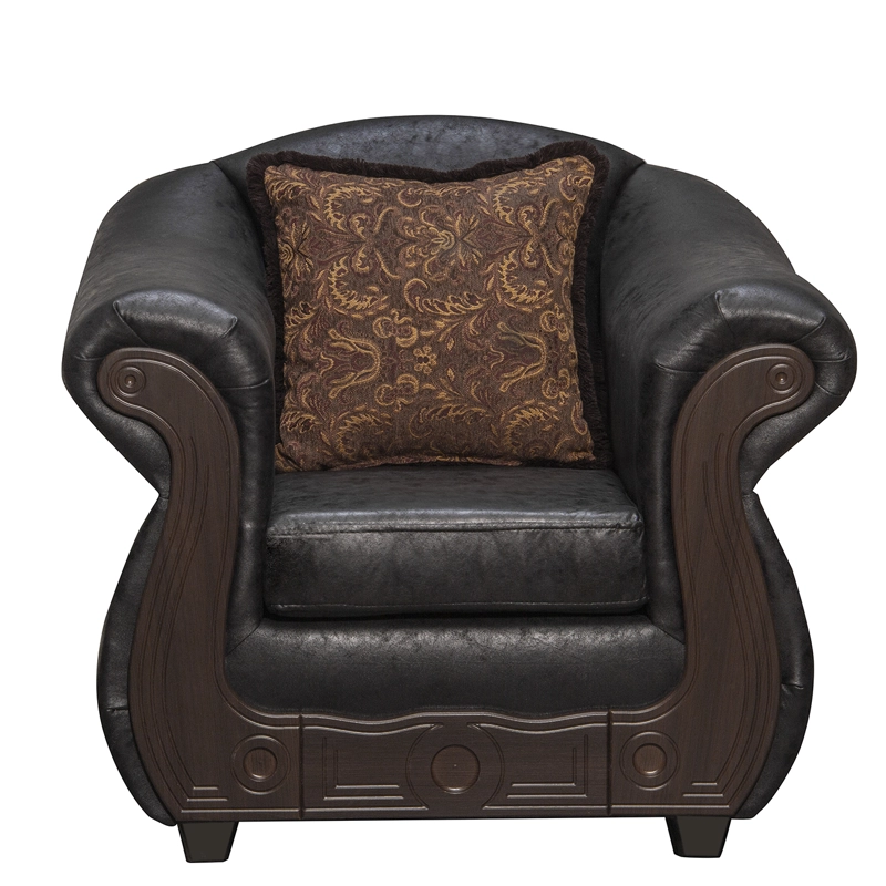 JUEGO DE LIVING 2 1 1 ESTAMBUL NEGRO - 6