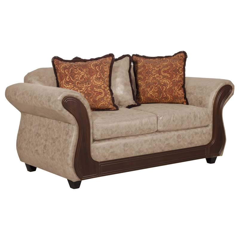 SOFÁ 2 CUERPOS PALERMO BEIGE - 4