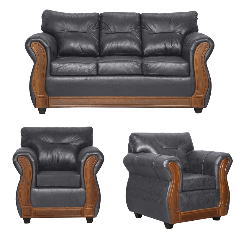JUEGO DE LIVING 3 1 1 TORONTO GRIS - 1