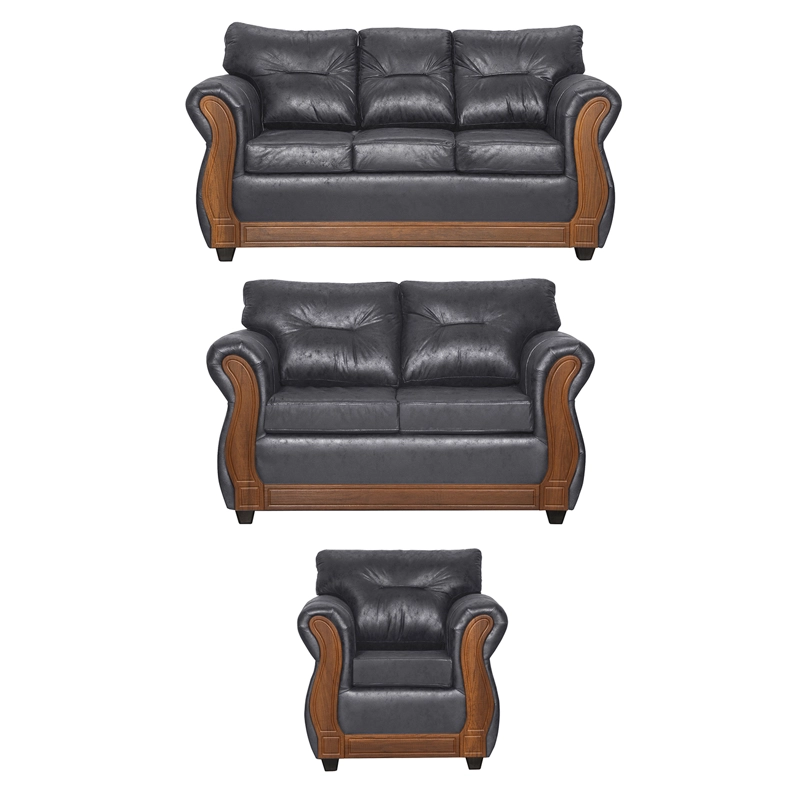 JUEGO DE LIVING 3 2 1 TORONTO GRIS - 1