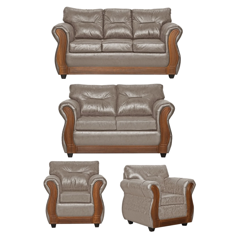 JUEGO DE LIVING 3 2 1 1 TORONTO BEIGE - 1