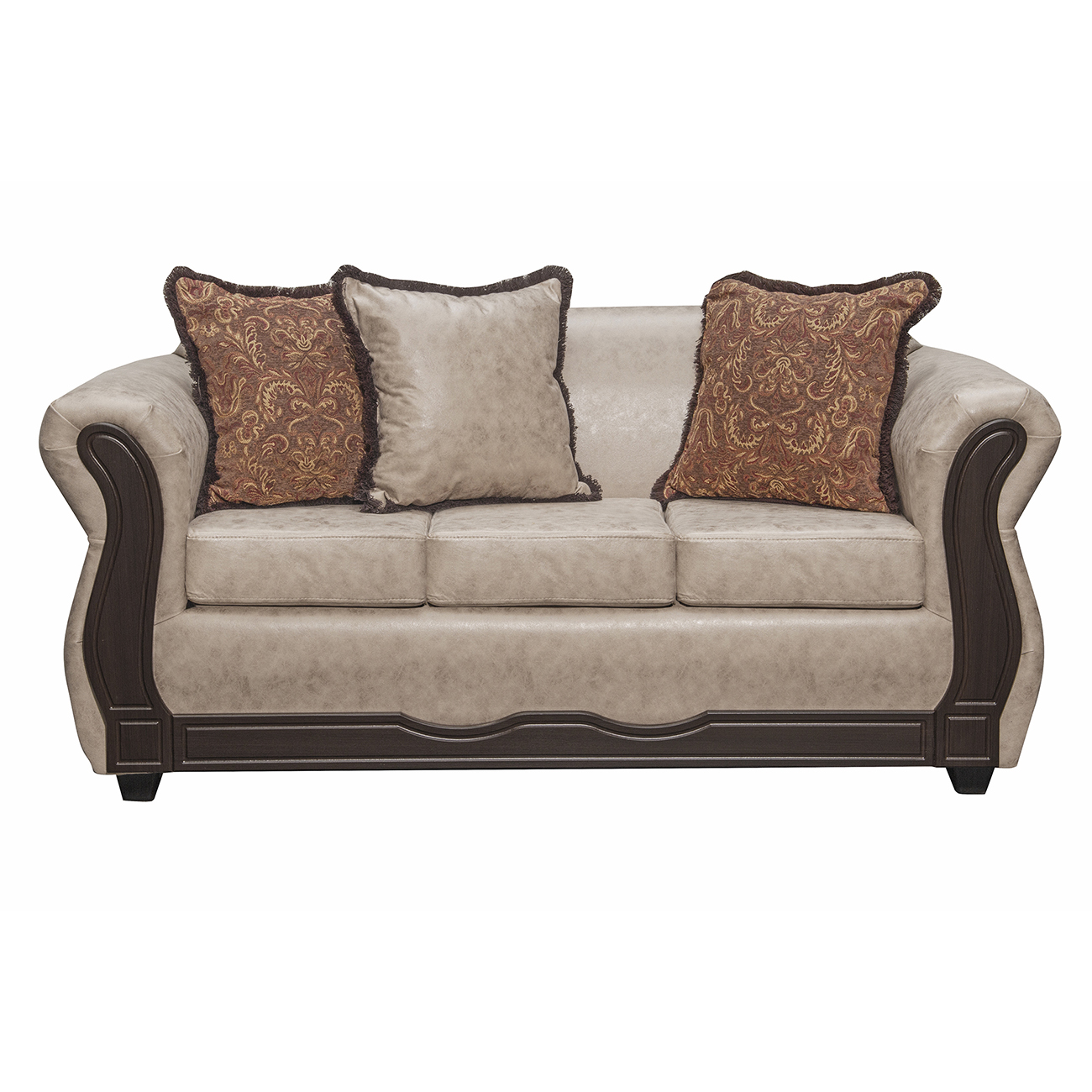 JUEGO DE LIVING 3 2 SOFIA PU BEIGE - 3