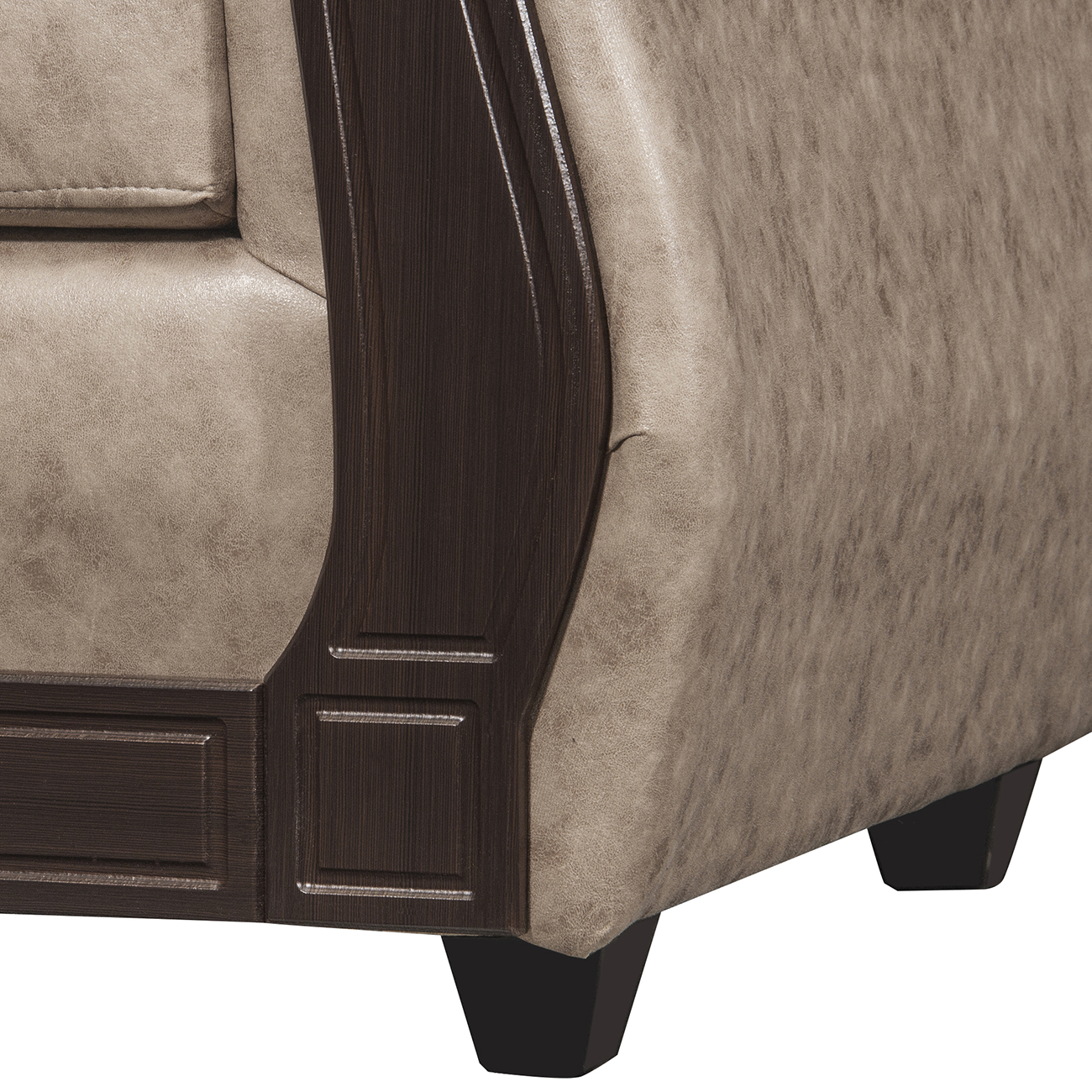 JUEGO DE LIVING 3 2 SOFIA PU BEIGE - 7