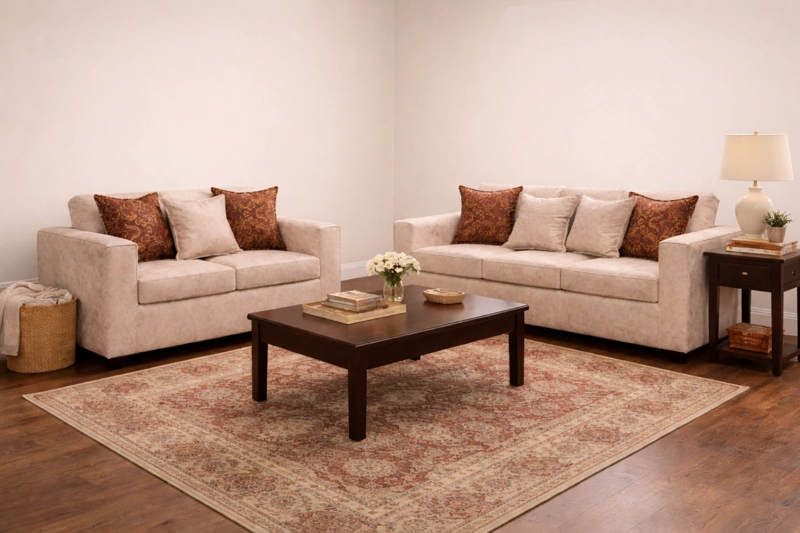 JUEGO DE LIVING 3 2 EZEIZA BEIGE - 1