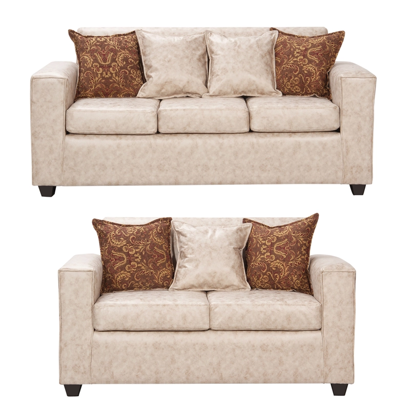 JUEGO DE LIVING 3 2 EZEIZA BEIGE - 2