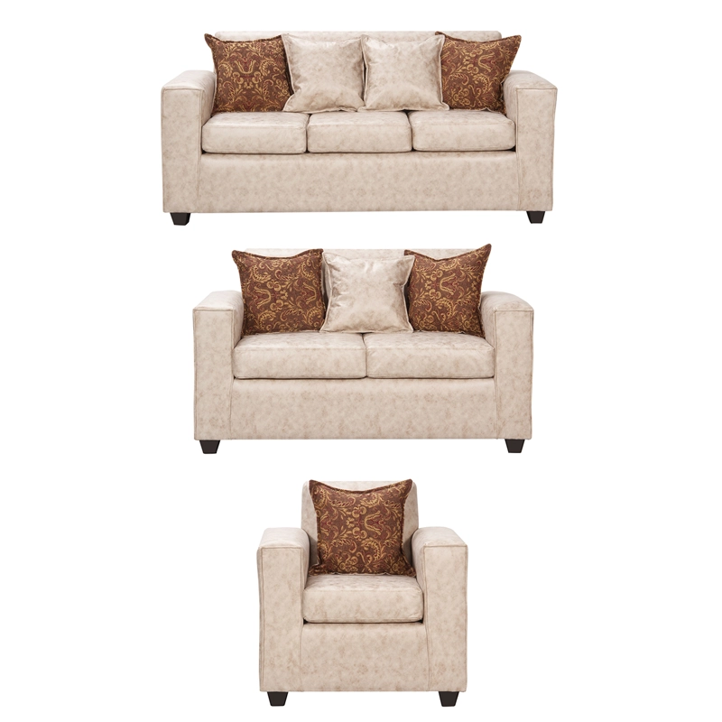 JUEGO DE LIVING 3 2 1 EZEIZA BEIGE - 4