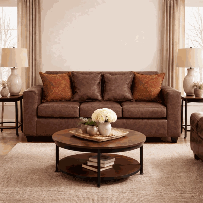 SOFA 3 CUERPOS EZEIZA CHOCOLATE - 1